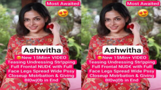 Ashw!tha Most Awaited New Teasing – Closeup Mstrbation & Giving Blowjob Video Online
