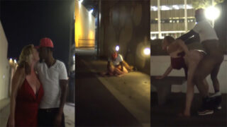 Blonde Milf Fucked in Public by Rizz – after Meeting Her at the Club Girls