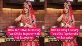 Desi Rich Wife Grabs And Sucks Two Cocks Hard
