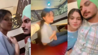Punjabi Lover Nude Fun In Restaurant