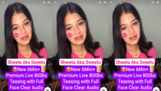 Shweta Aka Sweetu Fashion Influencer – Boobs Teasing Premium Live